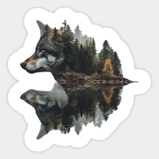 wolf Sticker